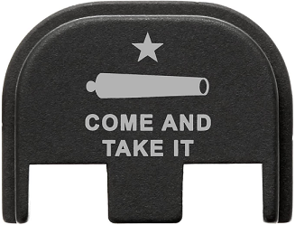 Engraved Glock Back Plate