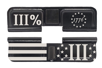 AR-15 Ejection Port Laser Engraved – 1776 Flag