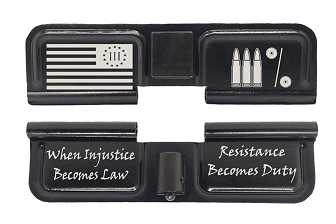 AR-15 Ejection Port Laser Engraved – When Injustice Becomes Law