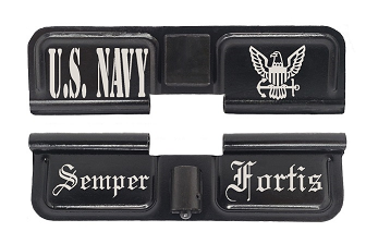 AR-15 Ejection Port Laser Engraved – US Navy