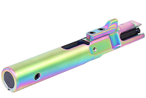 AR 9MM CAL BOLT CARRIER GROUP MIL-SPEC BCG (RAINBOW PVD COATED)