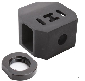 AR-15 HEX Compensator 1/2"x28 Thread Pitch