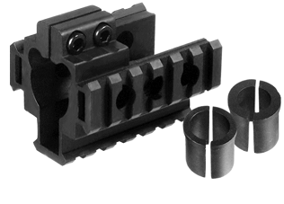 UTG® Tri-rail Mount for Front Sight Attachment-3 Barrel Sizes