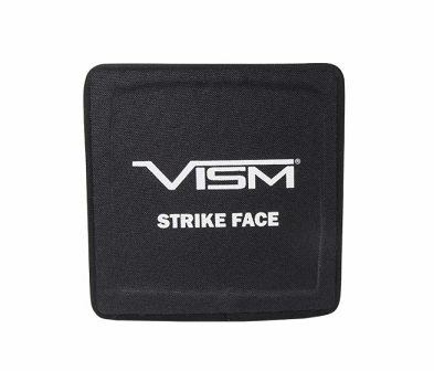 Level III+ SRT Ceramic & PE Ballistic Plate - 6"X6" – Square Side Plate Curved