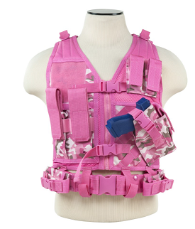 Tactical Vest [XSM-SM] - Pink Camo