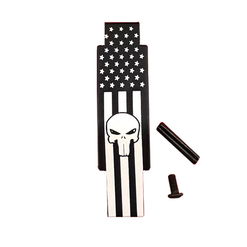 .223/5.56 Engraved Winter Trigger Guard - Punisher Flag